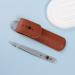 ATOM Tweezers for Eyebrows & Ingrown Hair Removal Blackhead and Splinter Tweezer with Sharp Needle Nose Point Great Precision for Facial Hair (Silver)