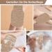 2-Piece Bamboo Fiber Back Scrubber Set - Luffa Shower Brush & Exfoliating Sponge for Deep Cleaning & Massage - International Shipping Available - Buy Online on GoSupps.com