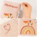 Felt Motherpass Cover - German Mother Pass Bag for Ultrasound & Vaccination - Beige with Rainbow Animals | Perfect Gift for Pregnant & New Moms - Buy Online on GoSupps.com