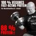 Powerstar Soy 90+ | 1kg Soy Protein Isolate | Vegan & Lactose-Free | Sugar-Free | 93% Protein | Made in Germany | Plant-Based Protein Powder - Banana Flavor - Buy Online on GoSupps.com