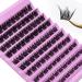 HBZGTLAD 100 bundles 3D Fluffy Single Cluste fake eyelashes Mink Individual Eyelashes natural thick lashes Eyelash Extensions for make up(D38)