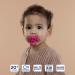 Difrax Natural Pacifier Set for 20+ Months - Purple & Glow in the Dark - 4 Pack - International Shipping - Buy Online on GoSupps.com