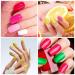 288 Pieces Short Square Fake Nails Glossy Acrylic Nail Tips - Candy Colors - Buy Online on GoSupps.com
