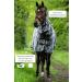 HKM Zebra Fly Rug with Neck - White/Black 135 cm | Belly Flap for Ultimate Comfort - International Shipping Available - Buy Online on GoSupps.com