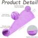 Buy Purple Microfiber Hair Turban Towel with Button - Ideal for Long Hair | Fast International Shipping - Buy Online on GoSupps.com