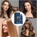 Rukjmqi Hair color shampoo 500 ml hair color shampoo with formula simple color refreshment for gray hair coverage suitable for men and women for at home and on the go Natural Black - Buy Online on GoSupps.com