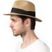 Men's Foldable Straw Wide Brim Beach Sun Hat - B-khaki Large - Buy Online on GoSupps.com