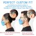 Adjustable Eyeglasses Mask Ear Savers - 6 Pieces Snaps Hooks for Comfort & Convenience | Blue White Red - Buy Online on GoSupps.com