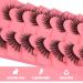 Mavphnee Fox Eye Lashes - Wispy Natural Looking L Curl 18MM Fake Eyelashes for Bratz Cat Eye - Angel Wing Look, Pack of 4 - Buy Online on GoSupps.com