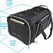 Smiling Paws Pets TSA Airline Approved Expandable Pet Carrier for Small Dogs & Cats - Compact & Collapsible Travel Carrier (17x11x9) - Fits Under Airplane Seat - 9 Tall - Buy Online on GoSupps.com