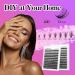 FADLASH DIY Lash Extension Kit - Individual D Curl Lashes Bond & Seal Applicator Tool | Self Application at Home (12-18mm - Buy Online on GoSupps.com