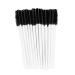 Profico 50 pieces of eyelash brushes disposable eyelashes brush eyelash brush set mascara brush mascara application eyelash brush for eyelash extensions white - black
