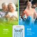 Auvon 4 Channels TENS EMS Device for Pain Relief Therapy - 24 Modes 10 Premium Electrode Pads Patented Design - International Shipping Available - Buy Online on GoSupps.com