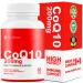 New CoQ10 Ubiquinone Supplement Powerful 200mg High Potency Capsules Coenzyme q10 Improves Heart Health Increases Energy and Exercise Performance Reduced Migraines and is a Powerful Antioxidant Gluten Free NON-GMO Vegan - 60 Capsules 60 count (Pack of 1)
