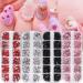 FEIlei Nail Art Rhinestones Diamond Crystal Gems for Nail Decorations Rings Earring DIY - Buy Online on GoSupps.com