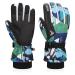 coskefy gloves children winter ski gloves young girls waterproof fleece bicycle gloves children sport windproof 3-15 years running gloves for Klttern snowboard skiing cycling 10-12 years old blue-green children