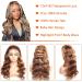 Ombre Honey Blonde Lace Front Wig 20 Inch | 13x4 HD Transparent | Pre Plucked Human Hair | 180% Density Body Wave Wig for Black Women - Buy Online on GoSupps.com