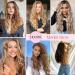 HOOJIH Invisible Wire Hair Extensions 12 Inch 90g Adjustable Headband Hairpiece for Women - Black Loose Wave - Buy Online on GoSupps.com