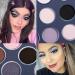 Smokey Grey Eyeshadow Palette - DE LANCI Professional 12 Shades Matte Shimmer Goth Makeup - Waterproof High Pigmented Smoky Eyes Shadow Kit - Buy Online on GoSupps.com