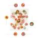 Handmade Fruit Lollipops - 30 Bulk Pack (8g Each) - Colorful Designs for Kids | International Shipping Available - Buy Online on GoSupps.com