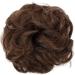 Prettyshop CAISHA Messy Scrunchie Bun | Voluminous Wavy Hairpiece Brown Mix G26AL | Heat-Resistant Synthetic Fibres - Buy Online on GoSupps.com
