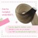 Youngsee Real Hair Extensions - 45cm Tape Balayage - Brown & Blonde Ombre Remy Hair 50g #4/145 #4/14/60 - Buy Online on GoSupps.com