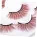 Beavorty 4 Pairs 3d false lashes make up 3d curly makeup fake eyelashes natural Miss Fake eyelashes European and American 3d fake eyelashes eyelashes 3d fake lashes fluffy slim soft - Buy Online on GoSupps.com