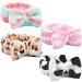 IKOCO Makeup Headband  4Pcs Spa Headband for Washing Face  Soft Bow Skincare Headbands for Women Girls