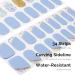 NAILOG Semi Cured Gel Nail Strips - 34 pcs Salon-Quality Gel Nail Stickers in Blue Tune - Buy Online on GoSupps.com