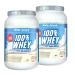 Body Attack - 100% whey protein vanilla 2 x 900g - Made in Germany - Extra creamy protein powder with hydrolysate and BCAA supports muscle building and diets for all athletes & athletes