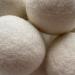 Organic 6 Pack Large Laundry Dryer Balls 100% New Zealand Wool Reusable Natural White or Grey Soft Eco Friendly with Cotton Bag (White) - Buy Online on GoSupps.com