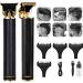 URBANWAZE Professional Hair Clippers Beard Trimmer for Men T Blade Hair Cutting Kit Cordless Rechargeable for Barbers and Home Bald-Headed Shaver Gifts for Men Haircut Set Waterproof Electric Razor