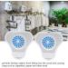 Jauarta 2pcs Deodorant Triangle Block - Clogging Prevention & Aroma Ball for Home Office School - International Shipping Available - Buy Online on GoSupps.com