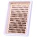 Buy Brown Lash Clusters - Natural Look Wispy Eyelash Extensions C Curl | DIY Home Lash Extensions by Newcally Cluster-B - Buy Online on GoSupps.com