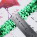Green Elastic Sequin Ribbon Trim - 10 Yards, 1 Inch - Stretch Fabric Sewing Trim for Dance Dress and Headband Embellishment - Buy Online on GoSupps.com