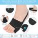 DYKOOK Tailors Bunion Corrector - 1 Pair Bunionette Sleeves with Gel Pads & Non-Slip Strap for Pain Relief & Toe Straightening (Black, Small) - Buy Online on GoSupps.com