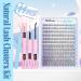 Natural Lash Clusters Kit | Wispy Eyelash Extensions | C Curl DIY Kit with Bond & Seal by Newcally - Buy Online on GoSupps.com
