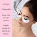 Disposable Lashing Dental Bib 125 Pack 13x18 inches - White with Pink Lash Print | Eyelash Extension Supplies - Buy Online on GoSupps.com