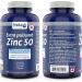 Naka Platinum Extra Strength ZINC Bisglycinate 50 mg Elemental Zinc for Immune Health and Energy Metabolism Bonus Size 300 Veggie Capsules (250+50 Free) - Buy Online on GoSupps.com