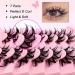 Heracks False Eyelashes Faux Mink Wet Look D-curl Cat-Eye Japanese Style Cosplay Spiky Anime Lashes 20 mm Long Dramatic Thick 7 Pair 7P-Wet-S23 - Buy Online on GoSupps.com