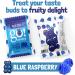 GoGummy Low Sugar (1g) Gummy Bears by Jimmy Sevigny | Blue Raspberry Fruity Gummies | High Fiber No Sugar Alcohols Gluten Free | Pack of 12 x 50g Bags - Buy Online on GoSupps.com