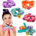 iLY ACTIVITY KINGS Large Scrunchie Kit For Hair | Customizable Scrunchies | Mix & Match | (Hearts & Flowers Charms) 3