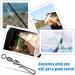 Fishing Swivels Snaps Kit - 60/200pcs Quick Clips Barrel Snap Swivel Rolling Swivel for Freshwater Saltwater Trolling Fishing - Fishhooks Connector 8#-60pcs - Buy Online on GoSupps.com