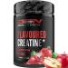 Flavoured Creatine poudre - 550 g - cr atine monohydrate + L-taurine - cr atine micronis e aromatis e - sans sucres & excellente solubilit - v gane (Red Apple)