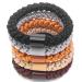 Hollihi Large Elastic Hair Ties - Ponytail Holders for Thick Hair | 20 Neutral Color Braided Ribbons for Women & Girls - Buy Online on GoSupps.com