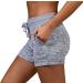 90 Degree By Reflex Women's Soft Comfy Lounge Shorts 2 Pack - Heather Grey, Large - With Pockets and Drawstring - Buy Online on GoSupps.com