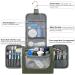 WANDF Large Hanging Toiletry Wash Bag Travel Makeup Organizer - Dark Green - Buy Online on GoSupps.com
