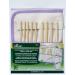 Clover Interchangeable Tunisian Crochet Hook "Takumi" Combo Set Brown