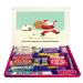Personalised SANTA'S FOOTPRINTS Christmas Chocolate Selection Box Gift Hamper