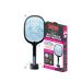 Magic Mesh 2 in 1 Bug Zapper & Swatter- Rechargeable Electric Swatter & Night Zapping Lamp- Zapping Racket Kills Mosquitos, Flies, & Insects Outdoors or Indoors